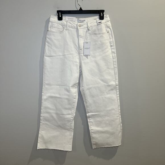 Judy Blue High Waist Wide Leg Crop Denim Stretch Jeans Women’s Size 7/28 NWT - Picture 1 of 9